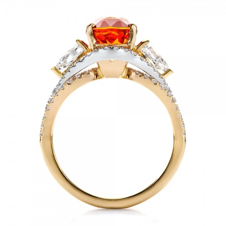 40 Elegant Orange Sapphire Rings for Different Occasions 33 Custom-Orange-Sapphire-Engagement-Ring-front-100117