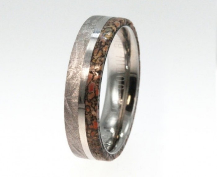 Dinosaur-Bone-Wedding-Ring 40 Unique & Unusual Wedding Rings for Him & Her