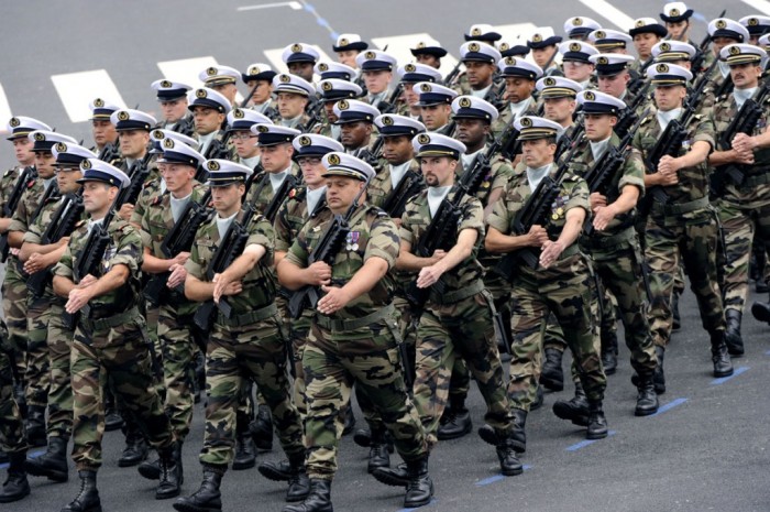 6. France It allocated about $58.94 billion for the military sector in 2012.