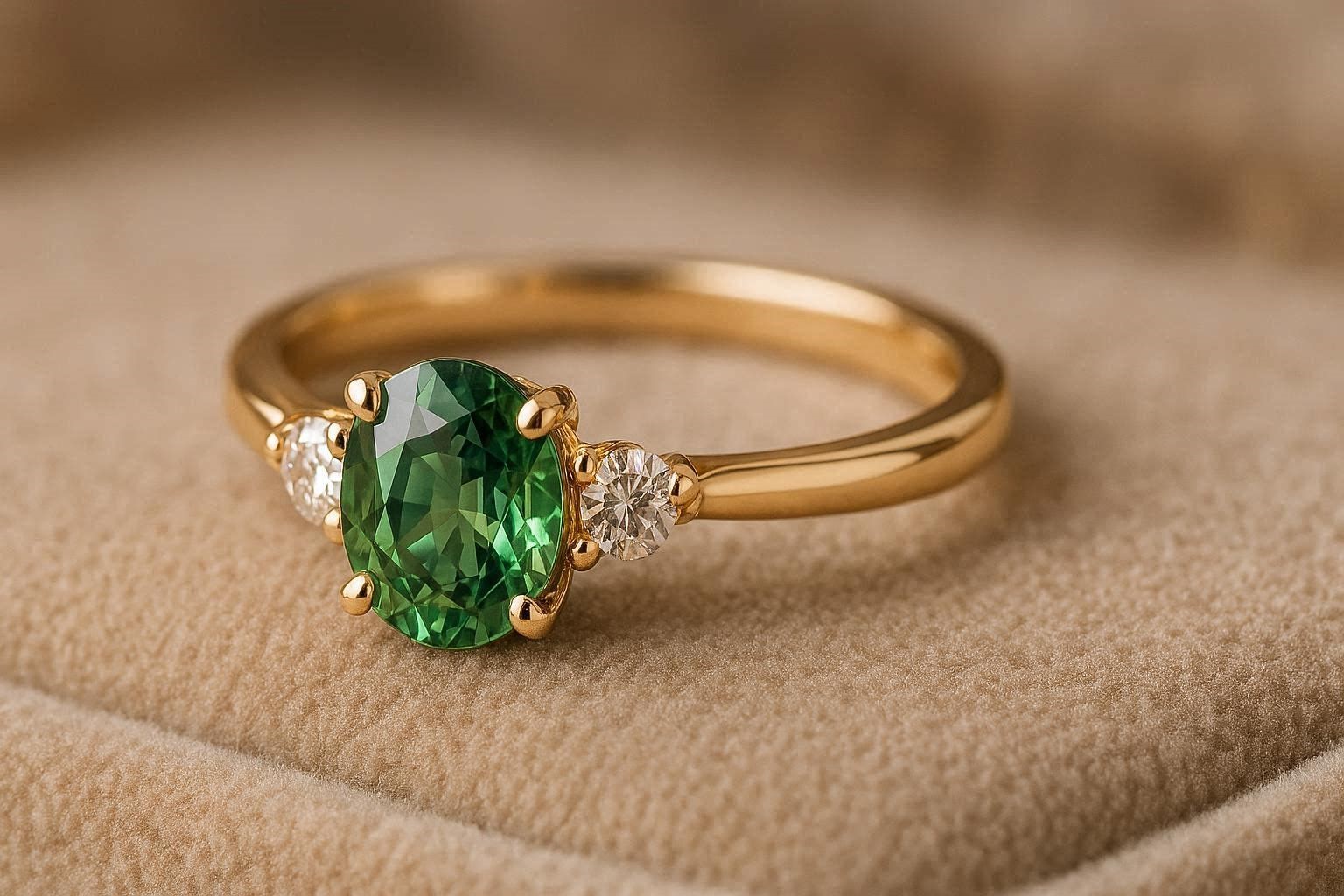 18 Magnificent & Breathtaking Colored Stone Engagement Rings 12 Green Sapphire Engagement Ring 18 Magnificent & Breathtaking Colored Stone Engagement Rings - 12 colored stone engagement rings