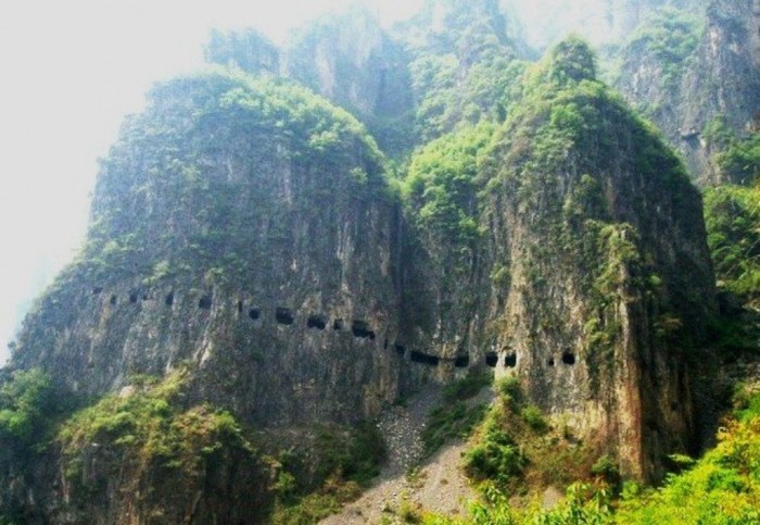 Guoliang Tunnel It is situated in Hunan, China. This tunnel allows you to travel to Guoliang which is a remote village in Hunan.