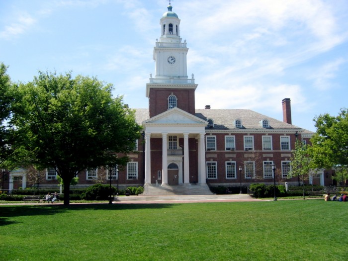 JHU_Gilman_Hall Top 10 Government & Private Medical Colleges in USA