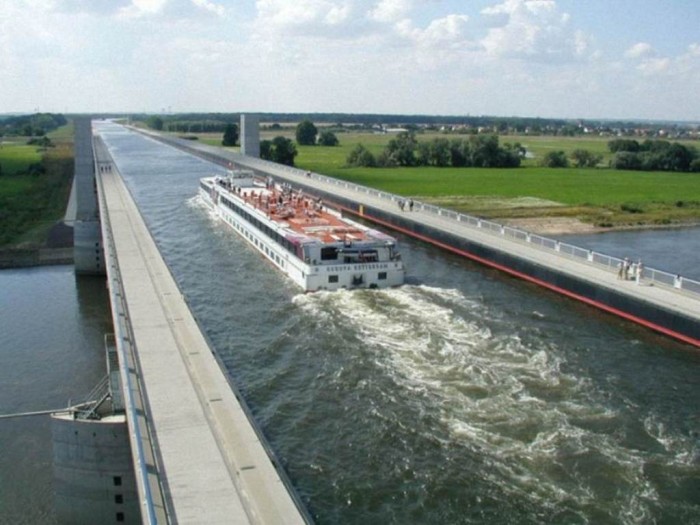 Magdeburg-Water-Bridge-2 Have You Ever Seen Breathtaking & Weird Bridges Like These Before?