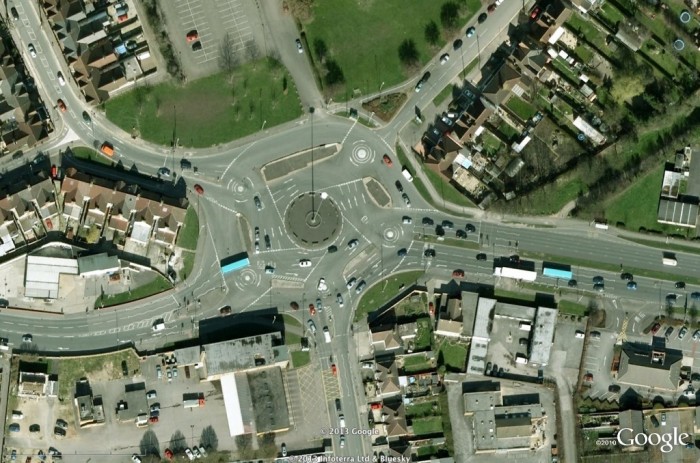 The Magic Roundabout: It is located in Swindon, England. It is one of the busiest junctions and is considered to be one of the weirdest and most complex designs for roads around the world. Its first name was County Islands Ring Junction and after that it was officially changed to be The Magic Roundabout as it looks like a children’s game. It is not recommended to be imitated because it is thought to be dangerous.