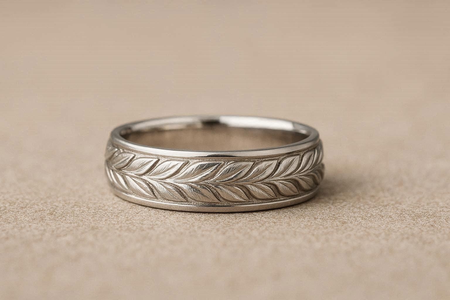 Top 19 Gorgeous Hawaiian Wedding Rings and Bands 6 Maile Leaf Wedding Band Top 19 Gorgeous Hawaiian Wedding Rings and Bands - 6 Hawaiian wedding rings and bands