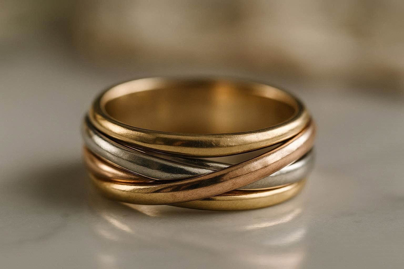 20 Unique and Unusual Wedding Rings 23 Mixed Metal Wedding Ring 20 Unique and Unusual Wedding Rings - 23 unusual wedding rings