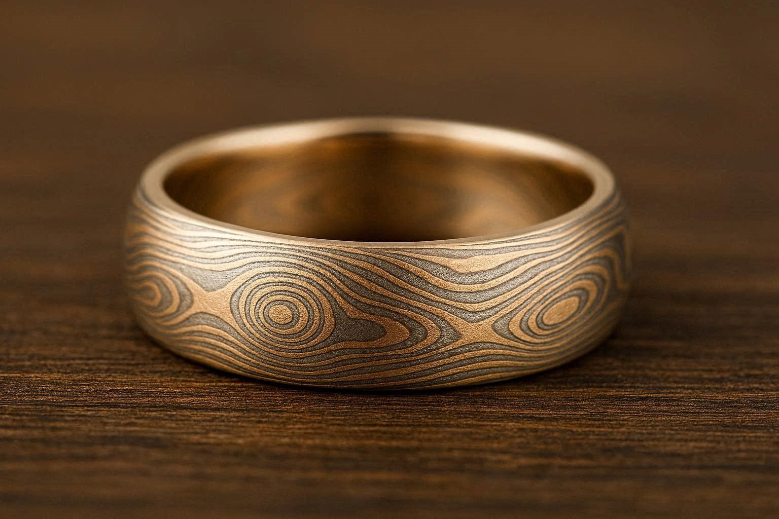 20 Unique and Unusual Wedding Rings 11 Mokume Gane Wedding Ring 20 Unique and Unusual Wedding Rings - 11 unusual wedding rings