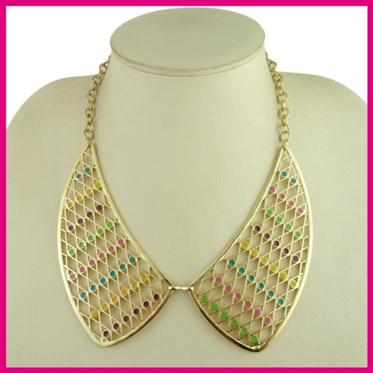 NK1230-2P15 30 Non-traditional & Unusual Gold Necklaces