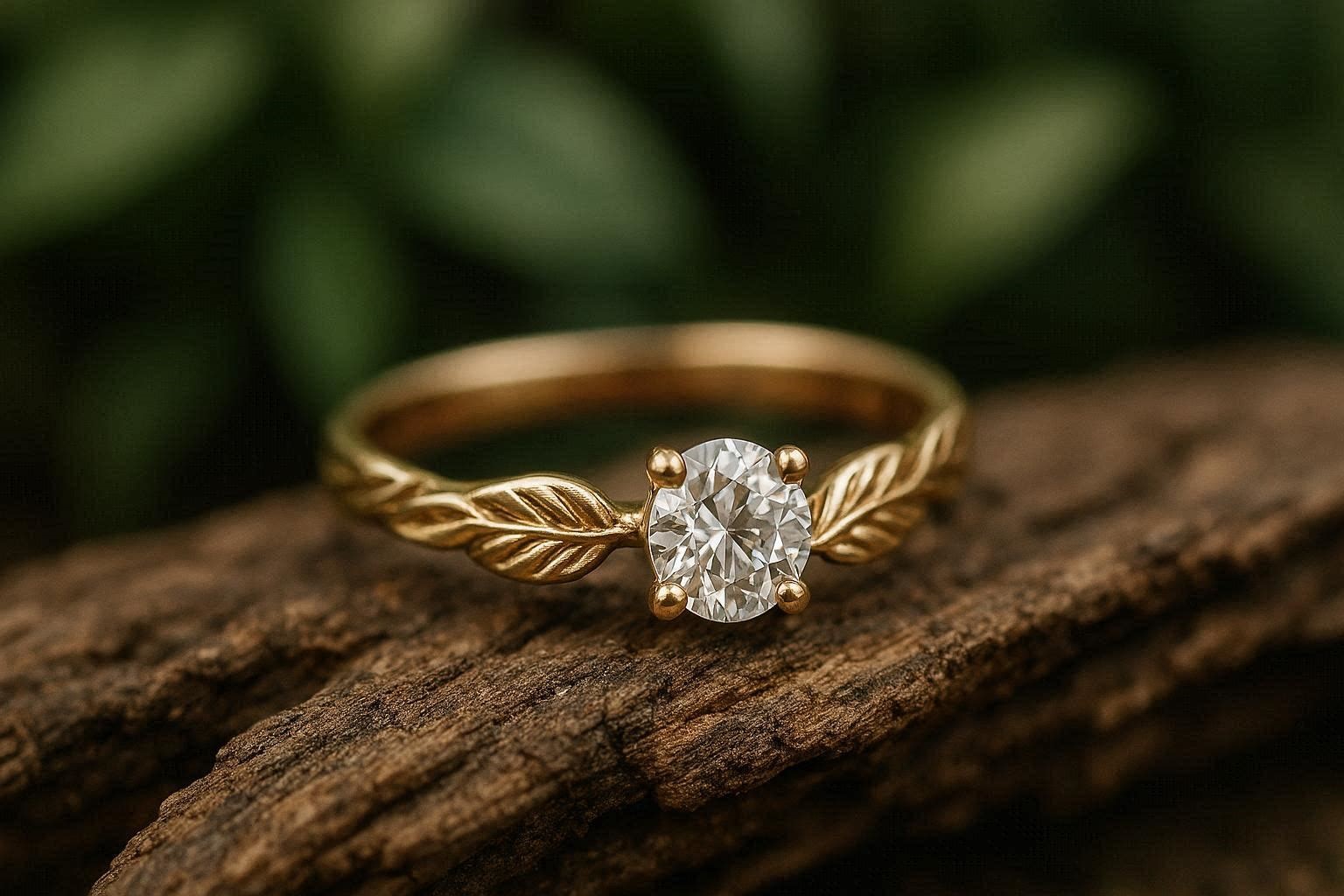 20 Unique and Unusual Wedding Rings 12 Nature Inspired Leaf Wedding Ring 20 Unique and Unusual Wedding Rings - 12 unusual wedding rings