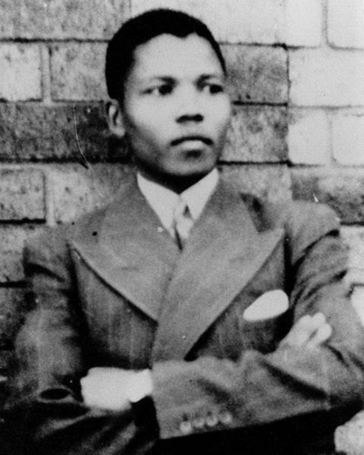 Nelson Mandela in his youth