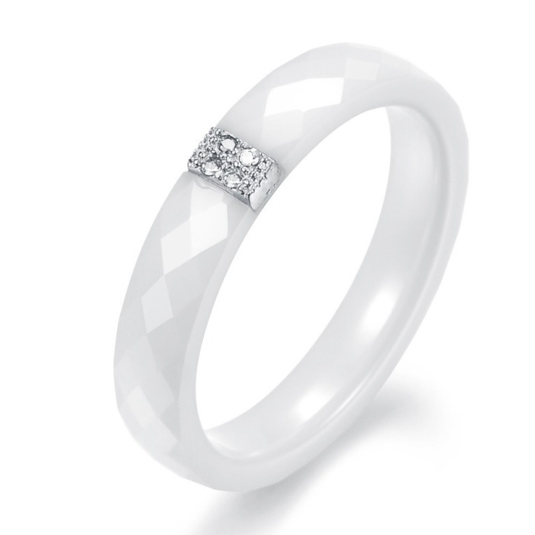 OPK-FINE-JEWELRY-2013-New-Arrival-CZ-Diamond-White-Ceramic-Women-Wedding-Ring-Sterling-Silver-Plated