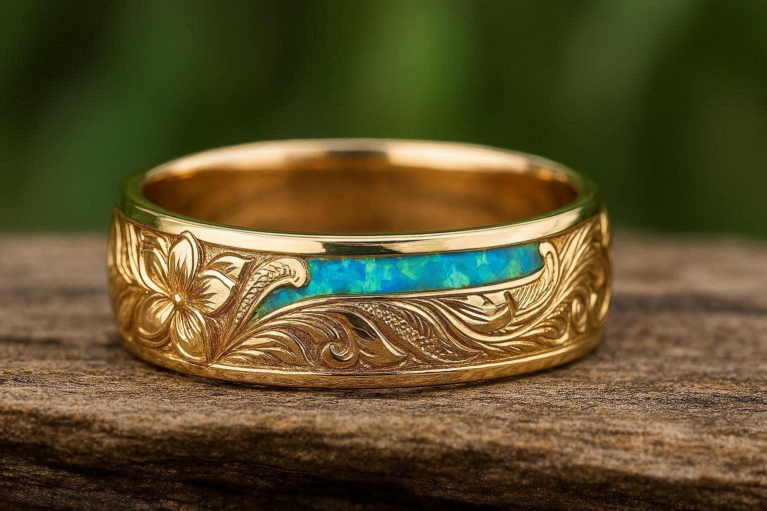 Top 19 Gorgeous Hawaiian Wedding Rings and Bands 17 Opal Hawaiian Wedding Ring Top 19 Gorgeous Hawaiian Wedding Rings and Bands - 17 Hawaiian wedding rings and bands
