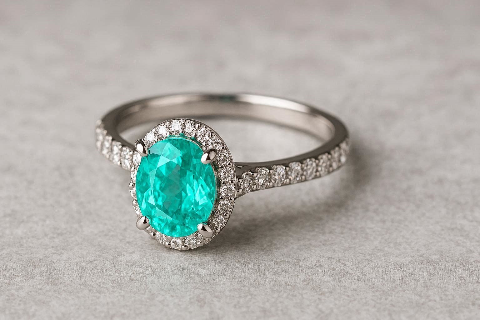 18 Magnificent & Breathtaking Colored Stone Engagement Rings 20 Paraiba Tourmaline Engagement Ring 18 Magnificent & Breathtaking Colored Stone Engagement Rings - 20 colored stone engagement rings
