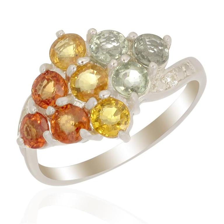 QFDS131 40 Elegant Orange Sapphire Rings for Different Occasions