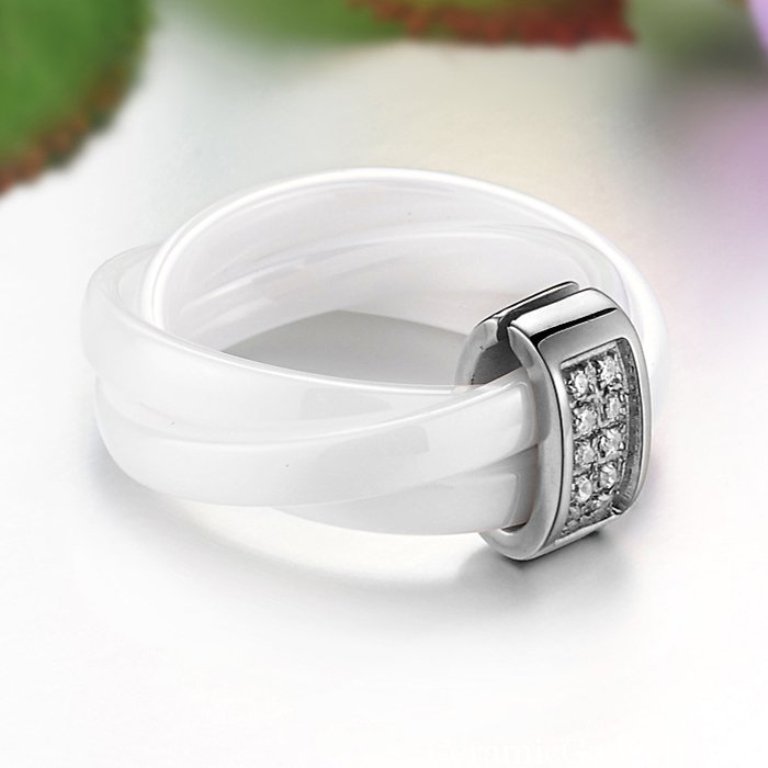 60 Unbelievable Ceramic Wedding Bands for Him & Her 55 RG01042