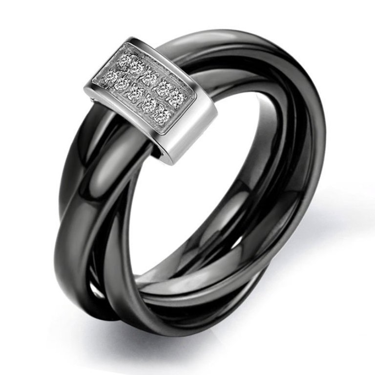60 Unbelievable Ceramic Wedding Bands for Him & Her 51 RG01061