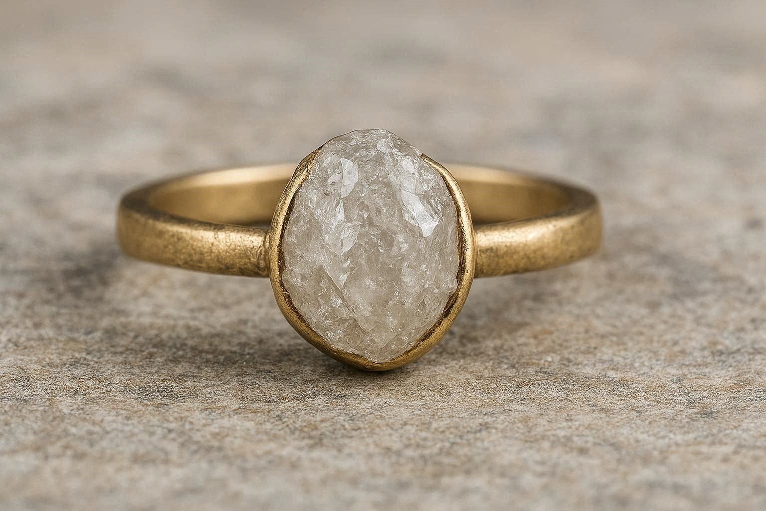 20 Unique and Unusual Wedding Rings 17 Raw Diamond Wedding Ring 20 Unique and Unusual Wedding Rings - 17 unusual wedding rings
