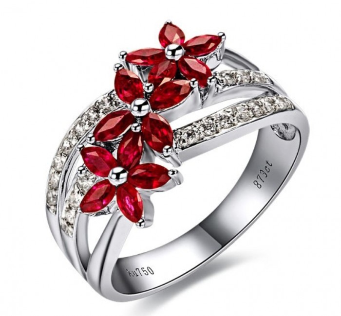 Red-diamond-engagement-rings 60 Magnificent & Breathtaking Colored Stone Engagement Rings