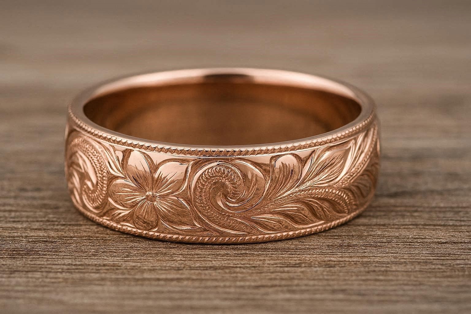 Top 19 Gorgeous Hawaiian Wedding Rings and Bands 15 Rose Gold Hawaiian Wedding Band Top 19 Gorgeous Hawaiian Wedding Rings and Bands - 15 Hawaiian wedding rings and bands
