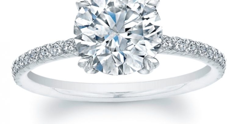 Solitaire Engagement Rings 35 Fascinating & Stunning Round Solitaire Engagement Rings - white gold 3
