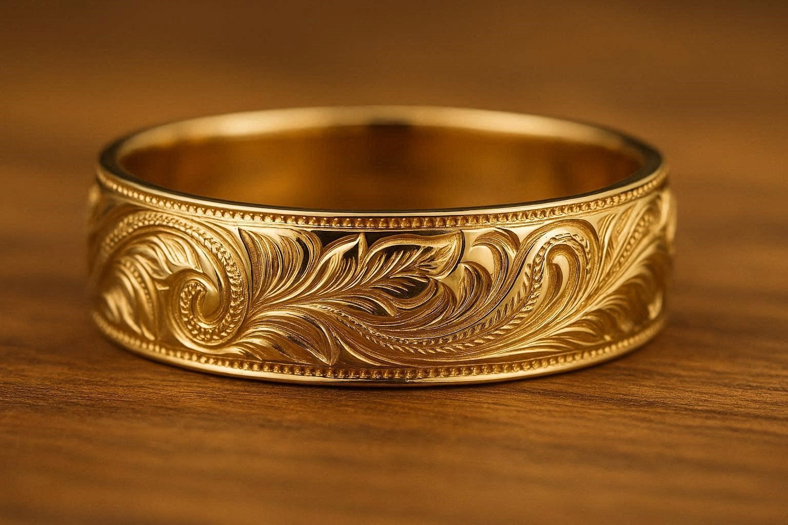 Top 19 Gorgeous Hawaiian Wedding Rings and Bands 4 Traditional Hawaiian Heirloom Engraved Ring Top 19 Gorgeous Hawaiian Wedding Rings and Bands - 4 Hawaiian wedding rings and bands