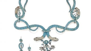 30 Non-traditional & Unusual Gold Necklaces 111 TurquoiseSnakes 30 Non-traditional & Unusual Gold Necklaces - 6