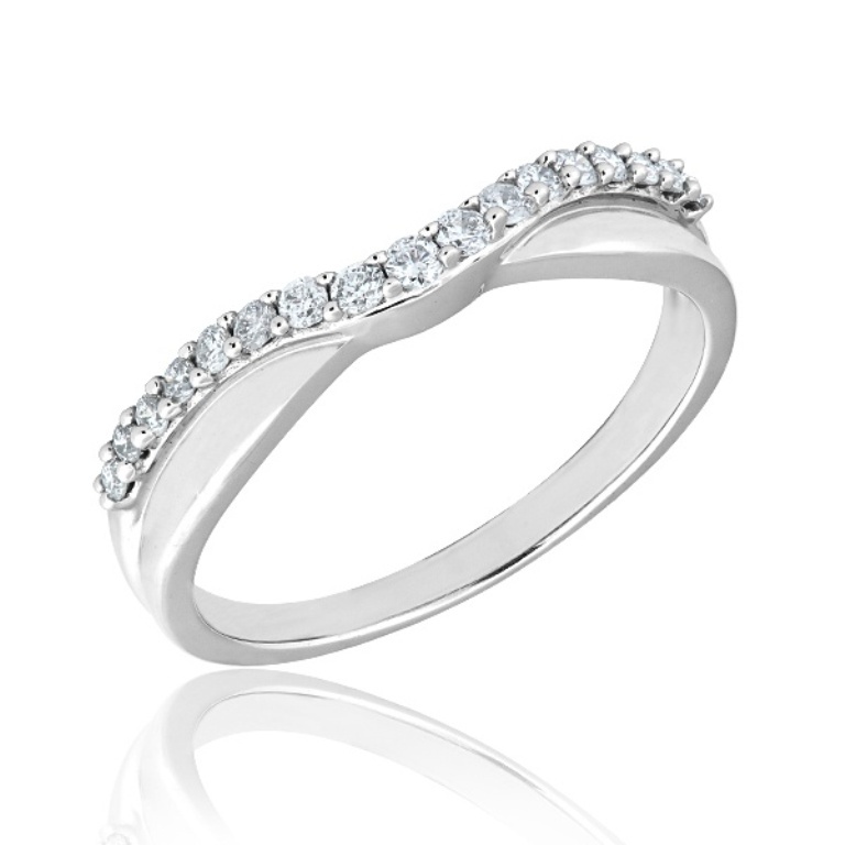 curved-diamond-wedding-rings 60 Breathtaking & Marvelous Diamond Wedding bands for Him & Her