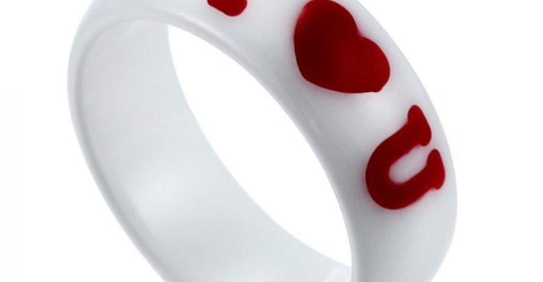 fb111jtc ceramic rings 1 13724 zoom 60 Unbelievable Ceramic Wedding Bands for Him & Her - wedding bands with diamonds 1