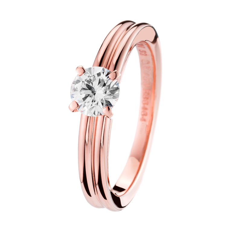 Top 60 Stunning & Marvelous Rose Gold Wedding Bands 27 godron-pink-gold-solitaire-f-vvs1-2-1-02-1-03-carat-jsl00075