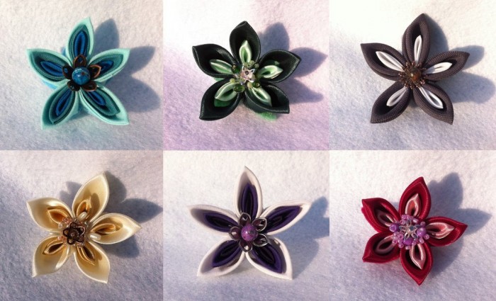 hand_made_tsumami_kanzashi_flower_brooch_by_bakenekoya-d5xc4pk 45 Handmade Brooches to Start Making Yours on Your Own