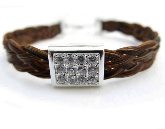 horse-hair-bracelet-square-sparkler 45 Elegant & Breathtaking Horse Hair Bracelets