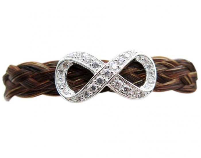 infinity-horse-hair-bracelet 45 Elegant & Breathtaking Horse Hair Bracelets