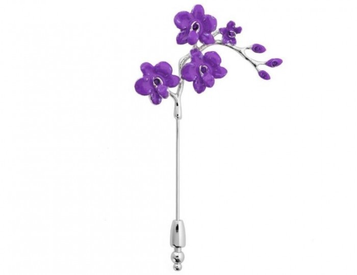 label_pinsmystic_orchids_purple Top 35 Elegant & Quality Lapel Pins
