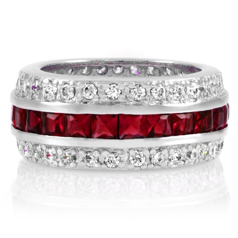 majesty-cz-eternity-band-ring-ruby-final-sale 55 Fascinating & Marvelous Ruby Eternity Rings