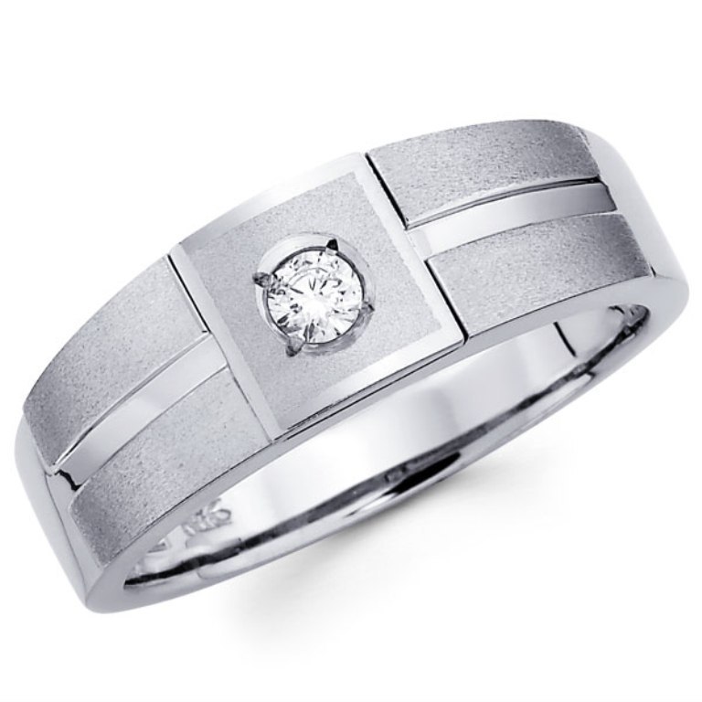 male-wedding-rings 60 Breathtaking & Marvelous Diamond Wedding bands for Him & Her