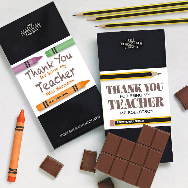 30 Amazing & Affordable Thank You Gift Ideas 32 original_thank-you-teacher-personalised-chocolate