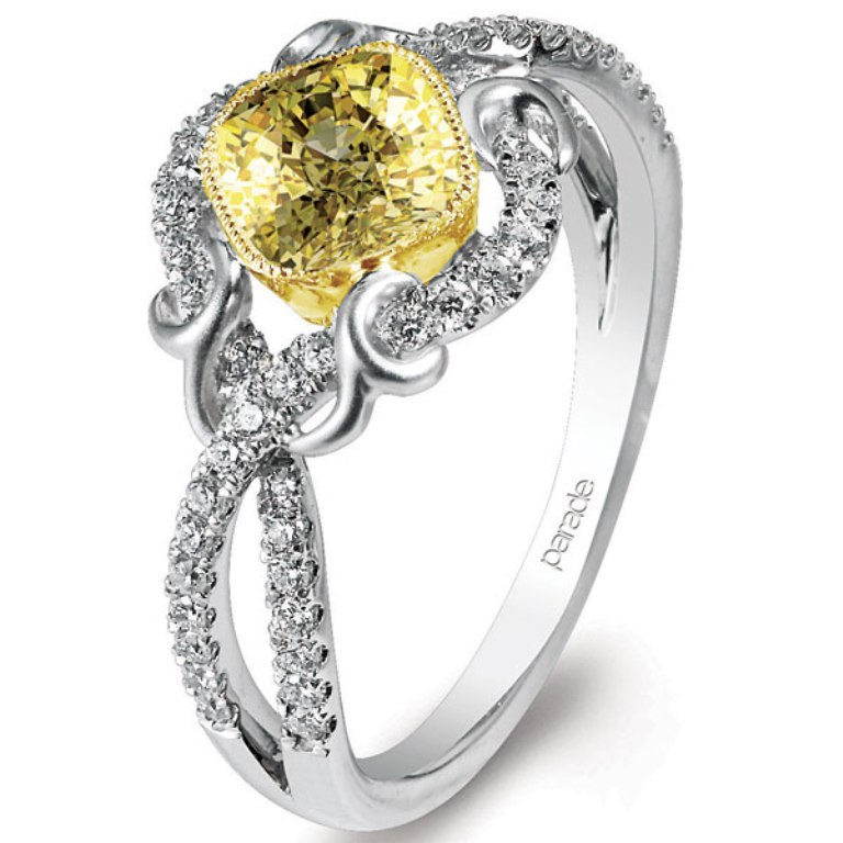 parade-design-yellow-diamond-ring 60 Magnificent & Breathtaking Colored Stone Engagement Rings