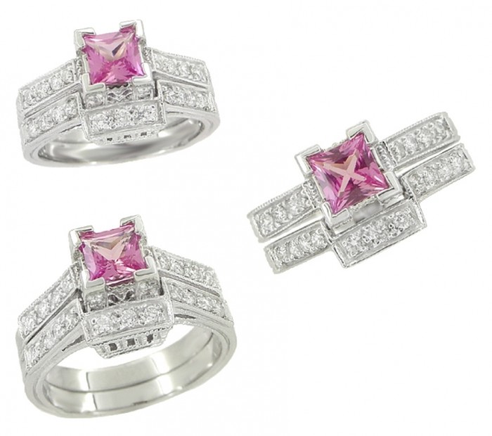 pink-diamond-wedding-ring-sets