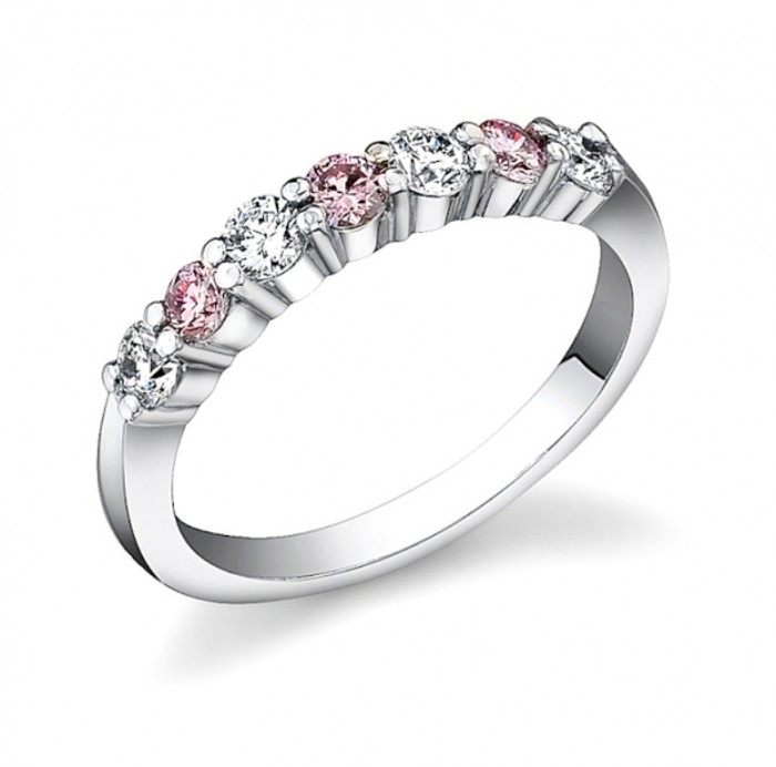 pink_diamond_ring_637_409 60 Breathtaking & Marvelous Diamond Wedding bands for Him & Her