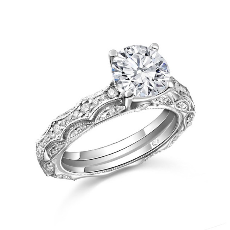 r10316_2 50 Unique Vintage Classic Diamond Engagement Rings