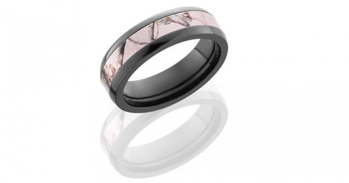 realtree pink camo wedding rings