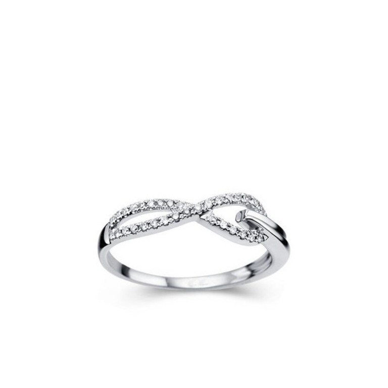 twin-knots-journey-diamond-wedding-band-on-18ct-white-gold 60 Breathtaking & Marvelous Diamond Wedding bands for Him & Her
