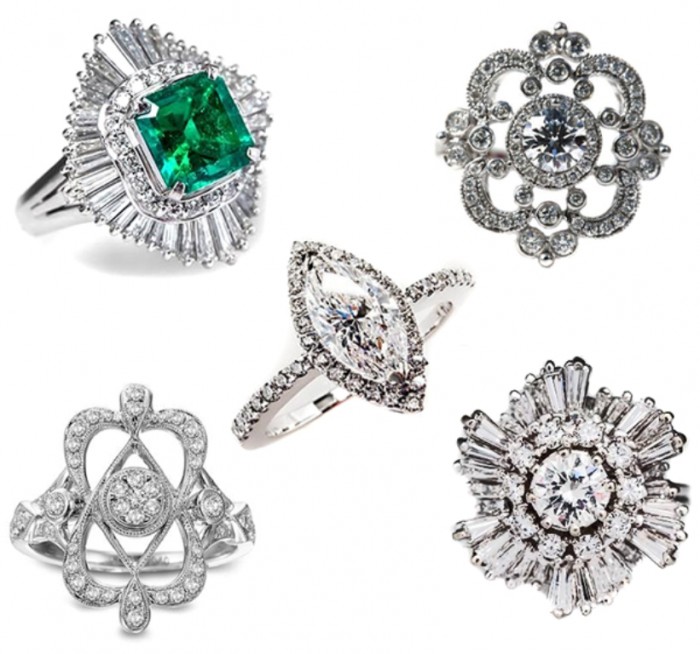 unique-engagement-rings-with-personality-1 50 Unique Vintage Classic Diamond Engagement Rings