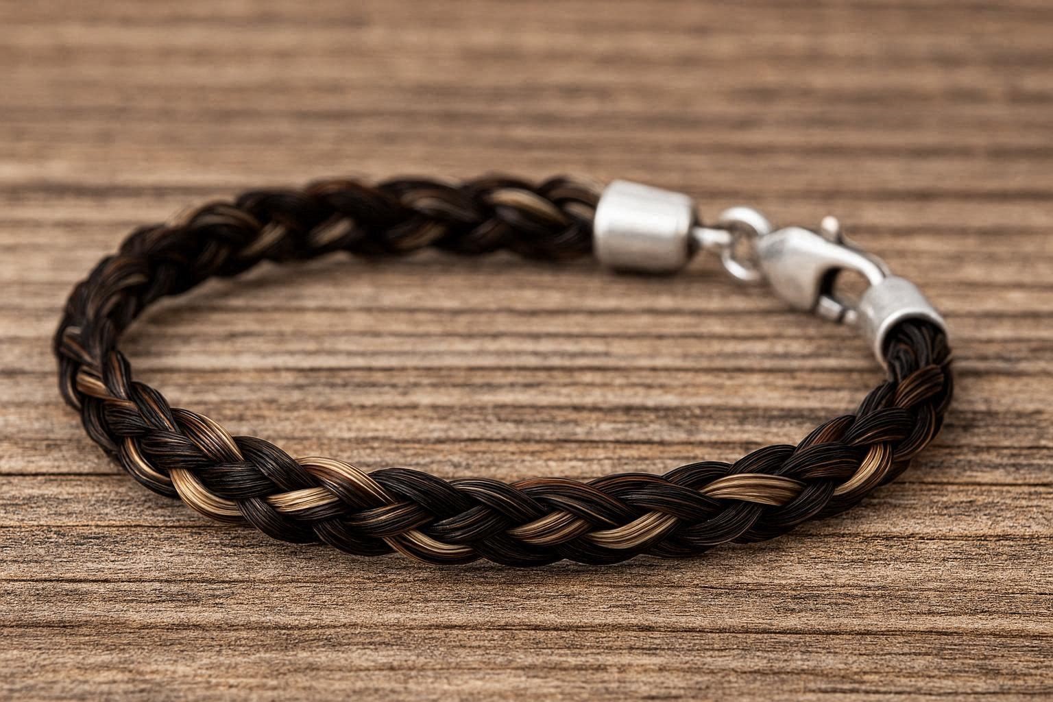 15 Elegant and Breathtaking Horse Hair Bracelets 4 Classic Braided Horse Hair Bracelet 15 Elegant and Breathtaking Horse Hair Bracelets - 4 horse hair bracelets