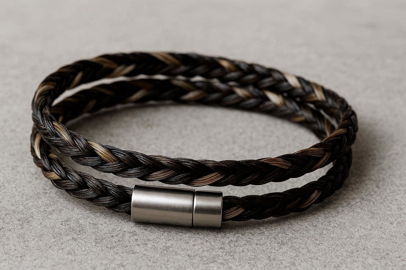 15 Elegant and Breathtaking Horse Hair Bracelets 11 Double Wrap Horse Hair Bracelet 15 Elegant and Breathtaking Horse Hair Bracelets - 11 horse hair bracelets