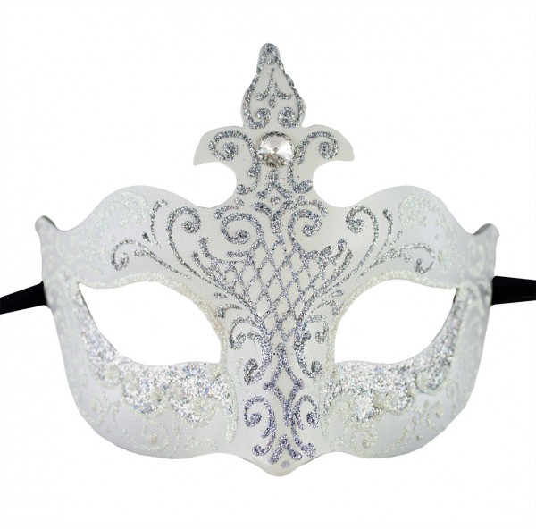 FF-DC-SW-Farfallina-Deco-Silver-And-White-large 89+ Most Stylish Masquerade Masks in 2020