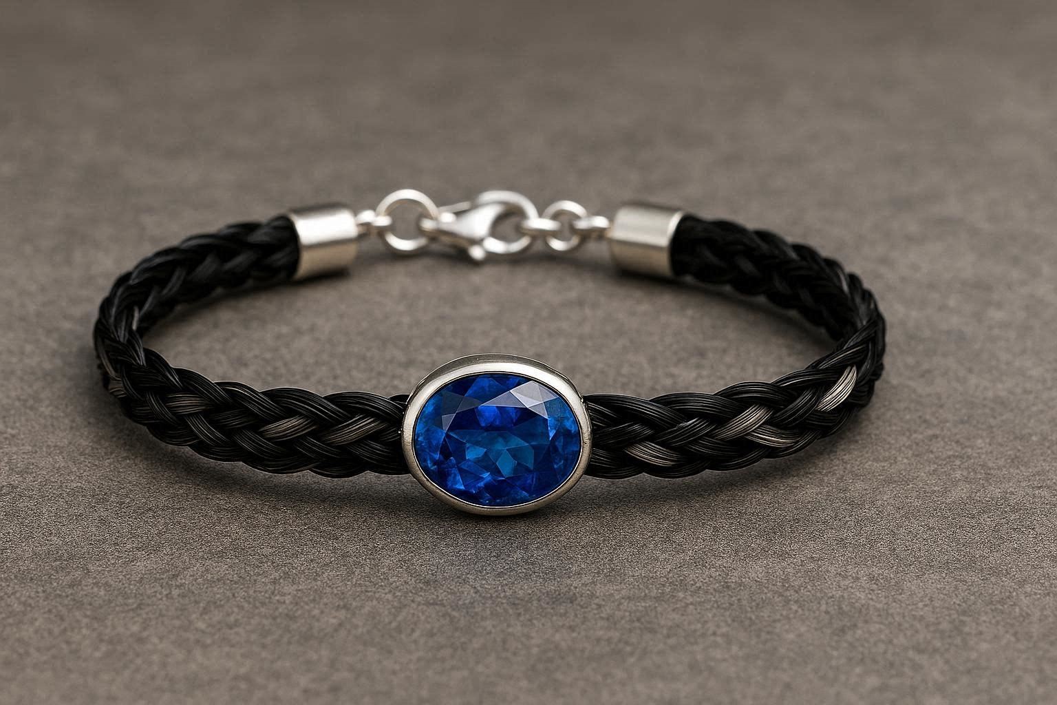 15 Elegant and Breathtaking Horse Hair Bracelets 12 Gemstone Accent Horse Hair Bracelett 15 Elegant and Breathtaking Horse Hair Bracelets - 12 horse hair bracelets