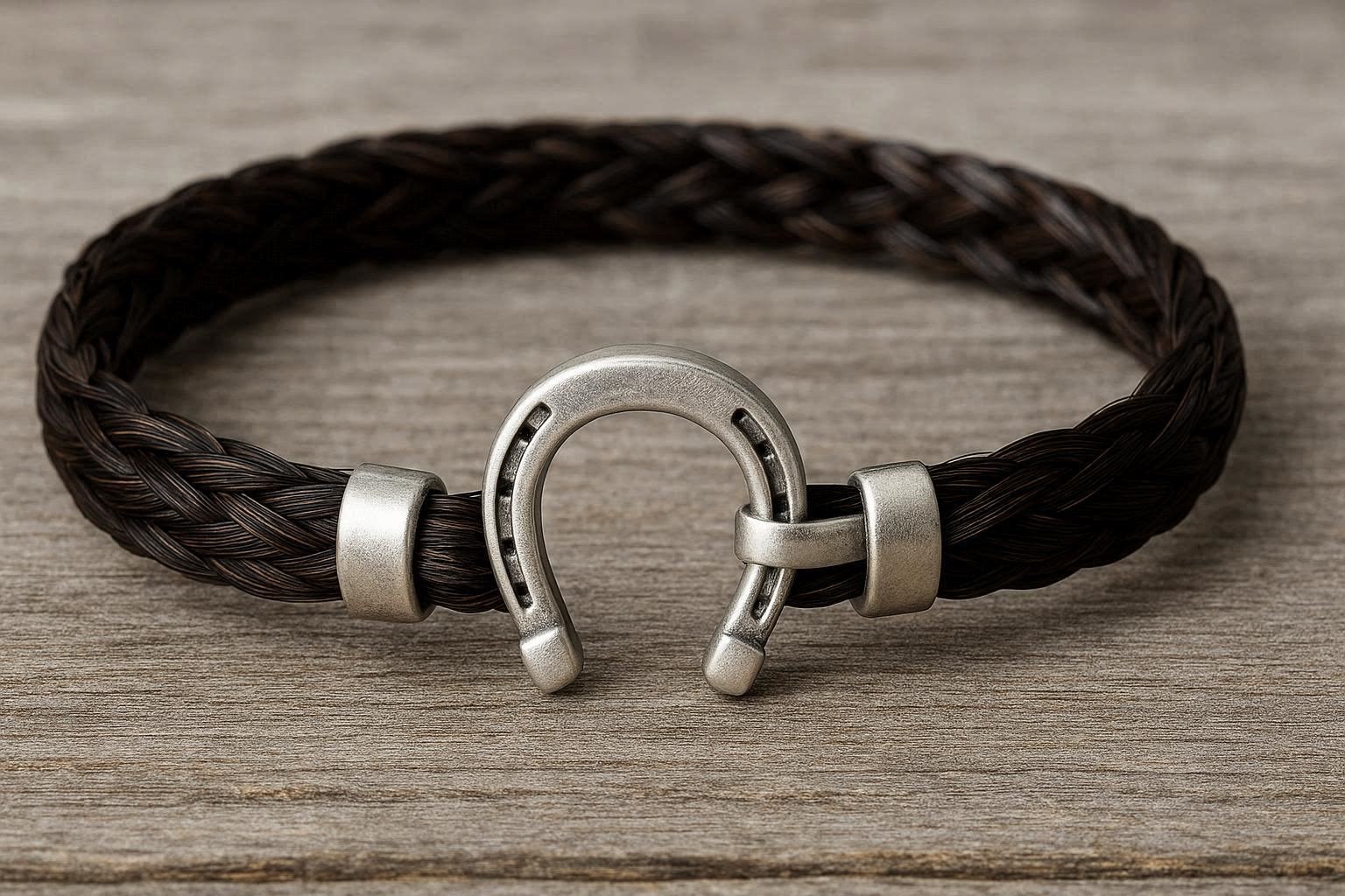15 Elegant and Breathtaking Horse Hair Bracelets 8 Horseshoe Clasp Horse Hair Bracelet 15 Elegant and Breathtaking Horse Hair Bracelets - 8 horse hair bracelets