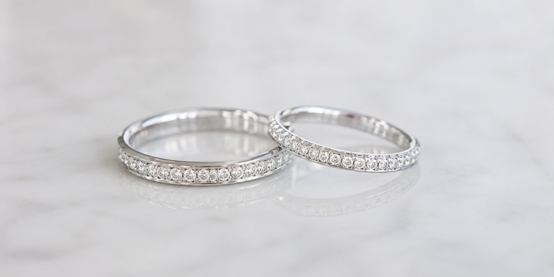 Matching His Hers Diamond Wedding Bands 17 Breathtaking & Marvelous Diamond Wedding bands for Him & Her - 14 diamond wedding bands