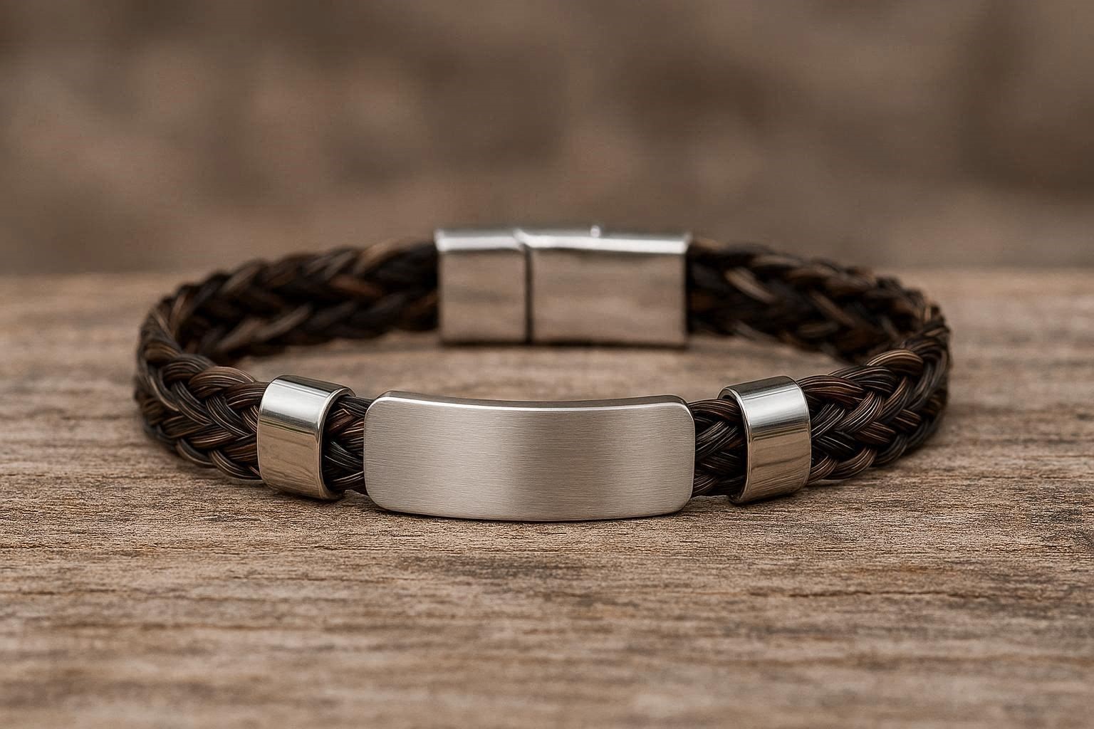 15 Elegant and Breathtaking Horse Hair Bracelets 9 Personalized Engraved Horse Hair Bracelet 15 Elegant and Breathtaking Horse Hair Bracelets - 9 horse hair bracelets